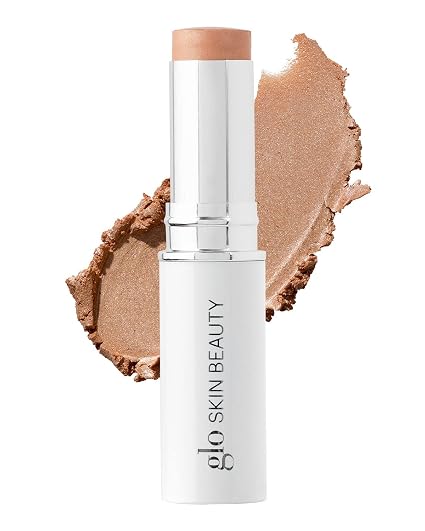 Glo Skin Beauty Skin Glow Stick Cream Highlighter, Rosa, 0.21 oz Hydrating mineral face highlighter, clean beauty, mica pigments, sensitive skin, rose gold glow, buildable luminous finish